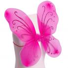 Dark Pink Butterfly Fairy Wings Pink Glitter