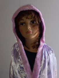 Light purple cape with hood