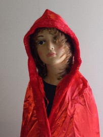 Red Cape with Hood