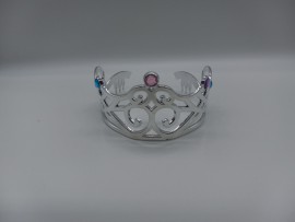 Silver Crown with Round Stone's