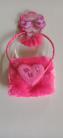 Hot Pink purses and hair accessories