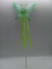 Large Green Butterfly wand with butterfly Design