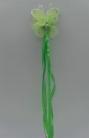 Lime Green butterfly wand with center stone